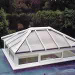 aluminium lantern with upstands